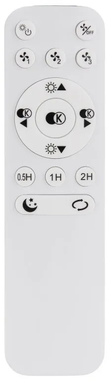 Lustra LED cu ventilator si telecomanda LORIS 03638 GL