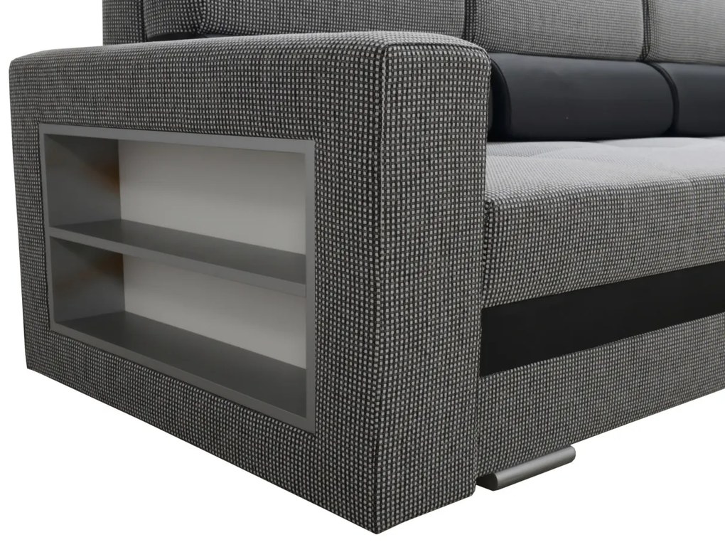 Canapea extensibilă Carona (maro + Bej) (cu sp. depozitare). Promo -17%. 1105425