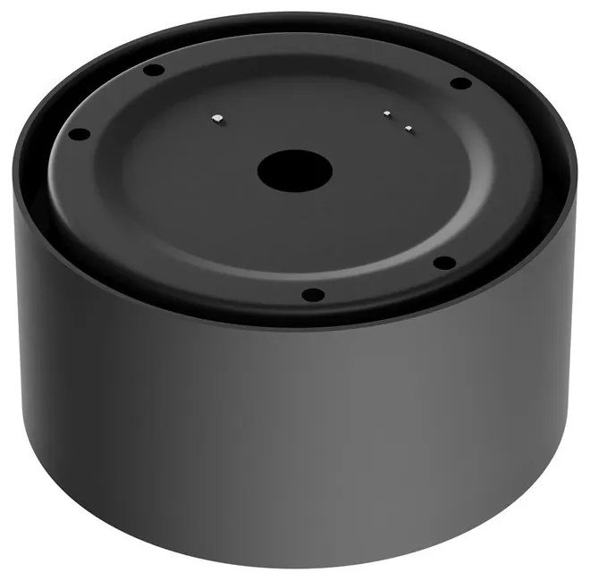 Spot LED aplicat design tehnic Vega D-14cm negru