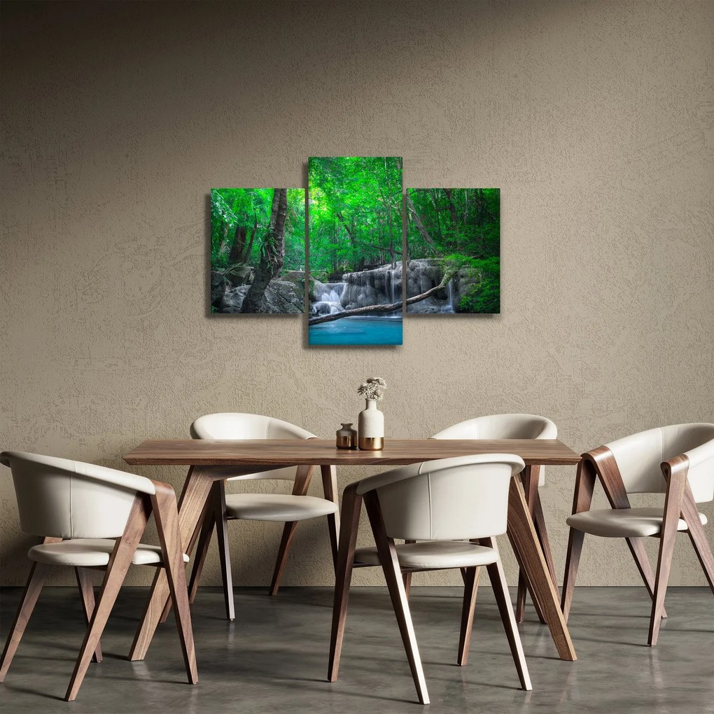 Tablou - Cascada Erawan, Kanchanaburi, Thailanda (90x60 cm)