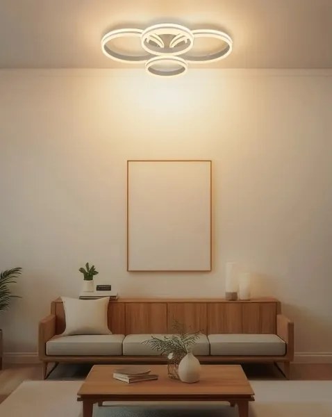 Globo 67260-90SA - Plafonier LED dimabil RUBIO LED/92W/230V 3000K 68x84,5 cm