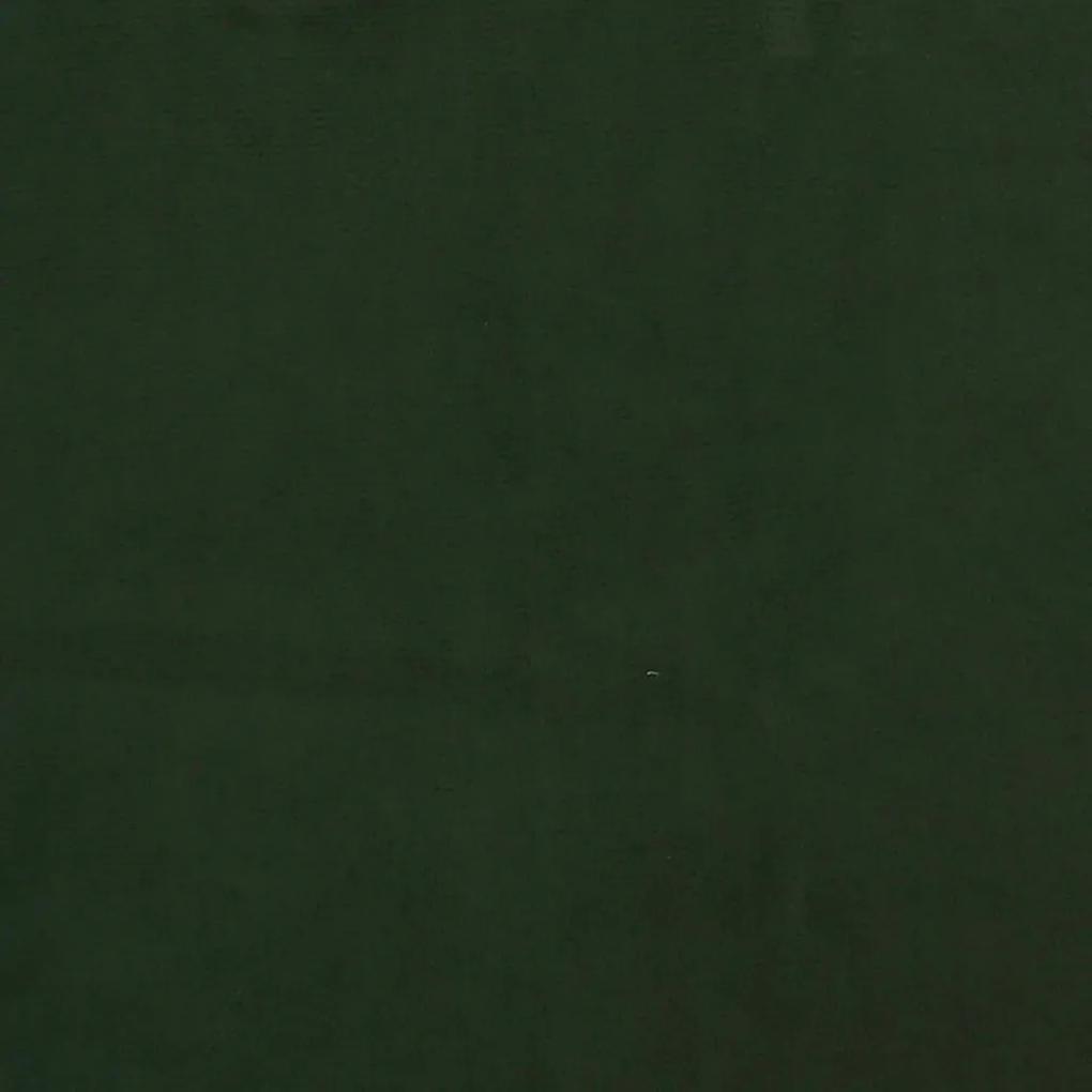 Taburet, verde inchis, 45x29,5x39 cm, catifea Verde inchis
