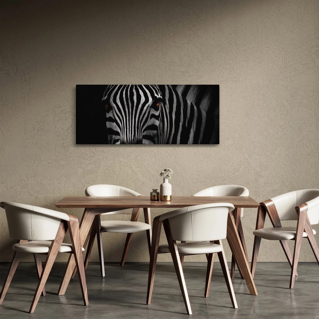 Tablou cu zebră (120x50 cm)
