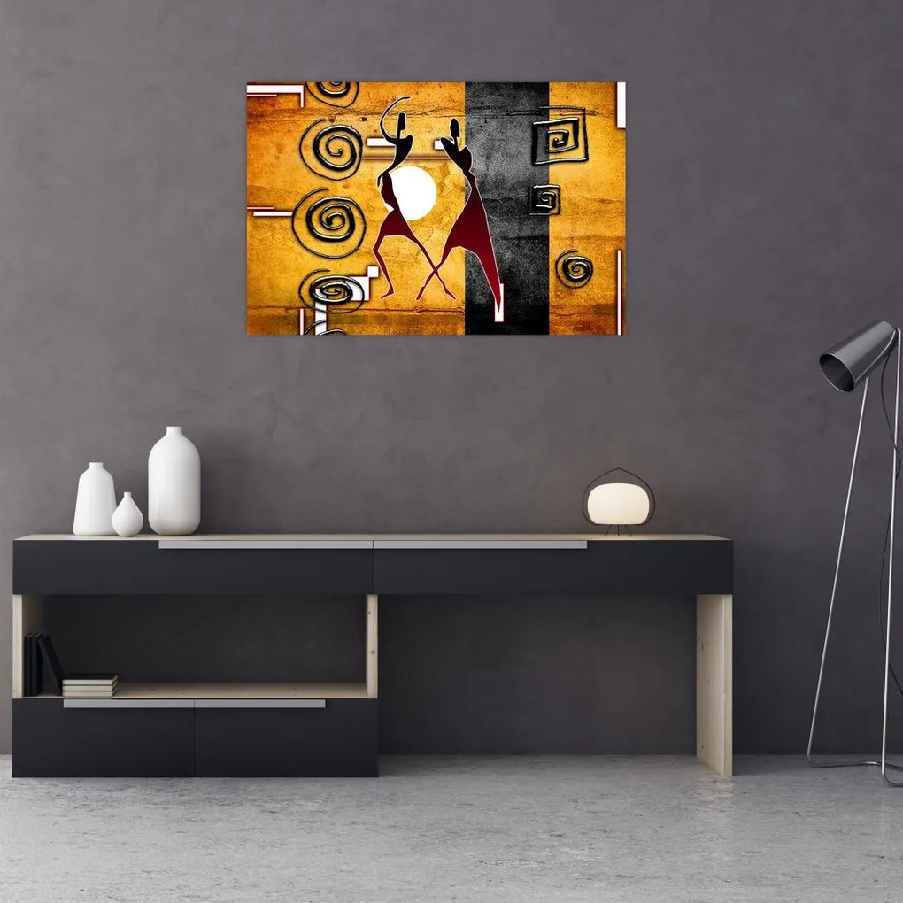 Tablou - Pictură străveche (90x60 cm)