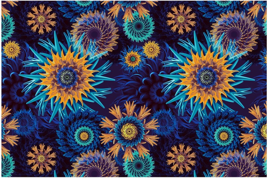 Tablou - 3D flori (90x60 cm)