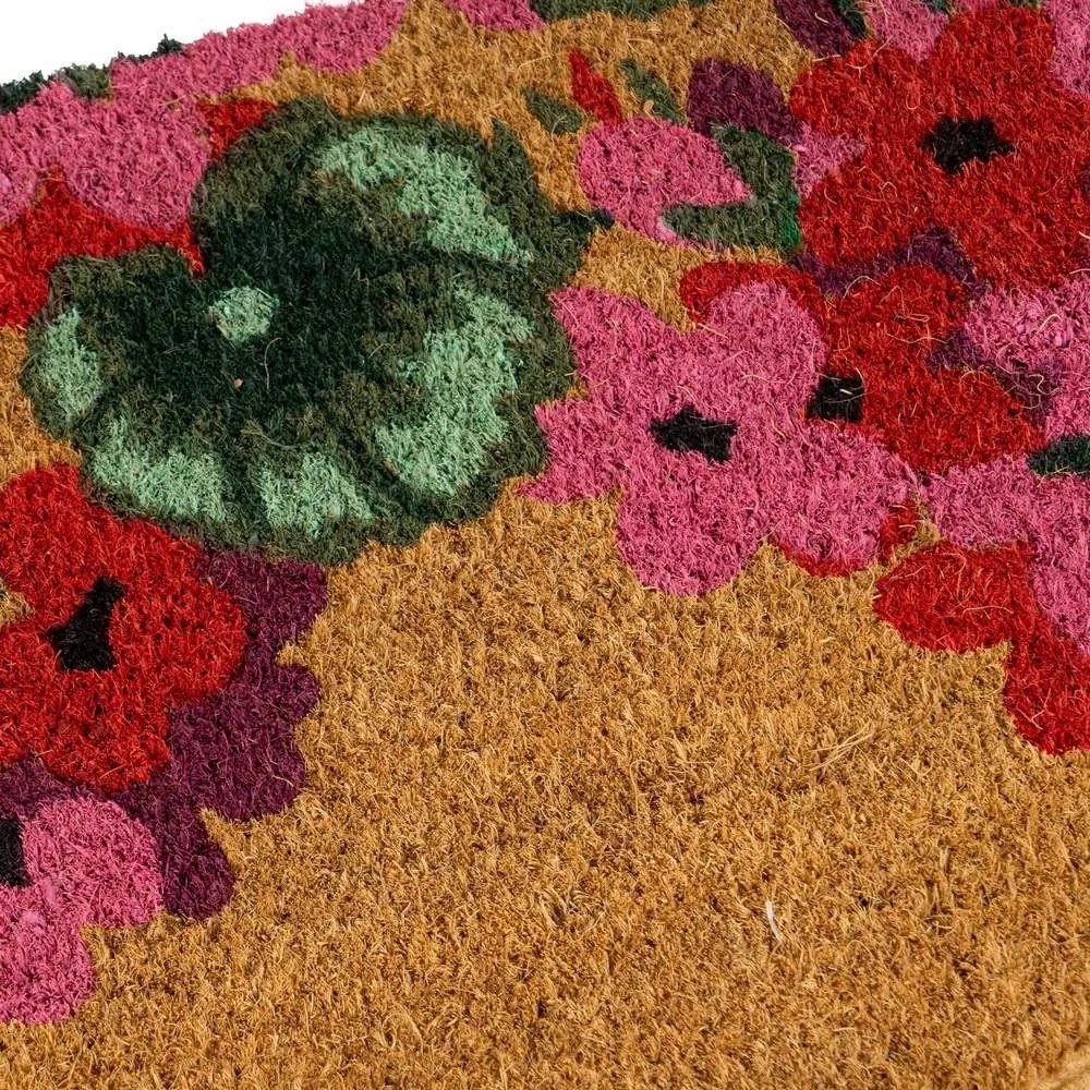 Covoraș de intrare din fibre de nucă de cocos 40x60 cm Geranio – Casa Selección