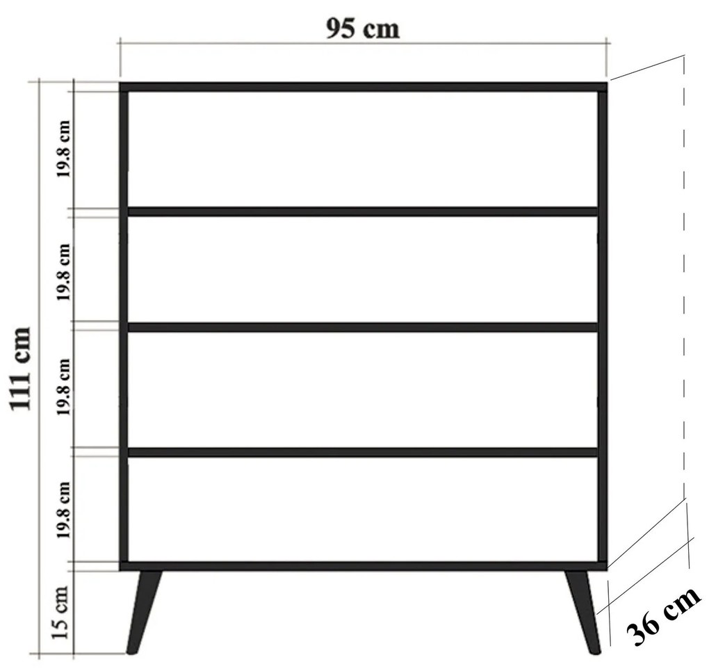 Mobilier pentru hol Maluxe 731 (Stejar sonoma + Piatră). 1089071