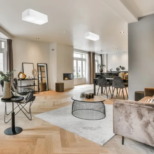 Plafonieră SIRJA SQUARE 2xE27/15W/230V alb