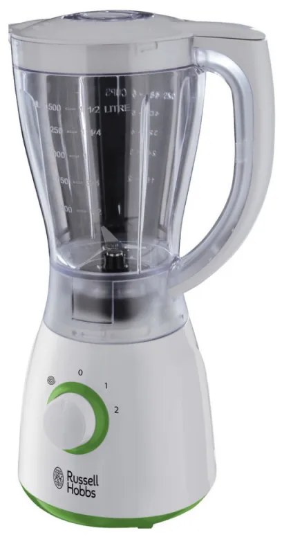 Blender Russell Hobbs 22250-56, 600W, 1.5L, Functie Puls, 2 viteze, Otel inoxidabil, Alb