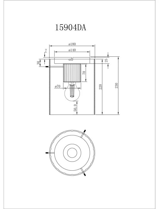 Plafoniera design modern TULIVAR