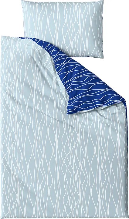 Lenjerie de pat din microfibra LIORA albastru Dimensiune lenjerie de pat: 70 x 90 cm | 140 x 220 cm