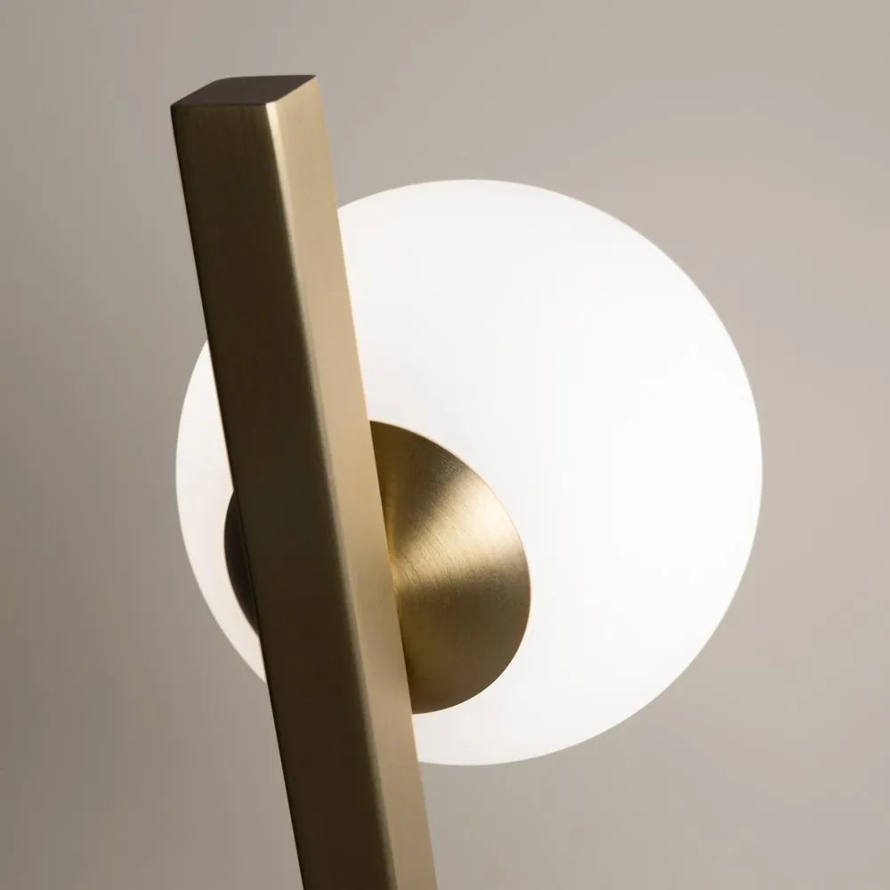 Aplica de perete design modern minimalist Kazimir auriu/alb