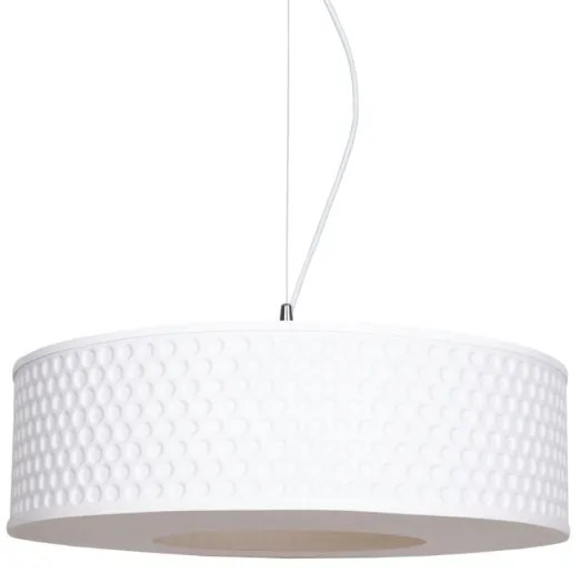 Lustră pe cablu GARDA 1xE27/60W/230V d. 40 cm alb