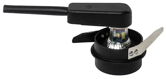 Set de 6 spoturi încastrate moderne negre cu interior auriu - Insta