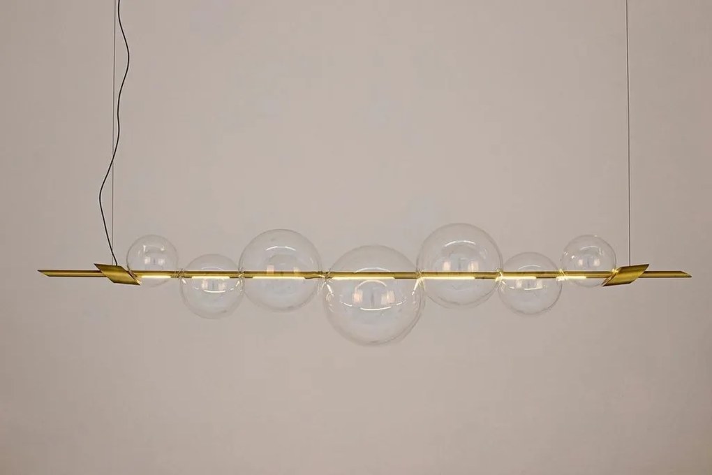 Lustra LED suspendata deosebita design modern Glass 140