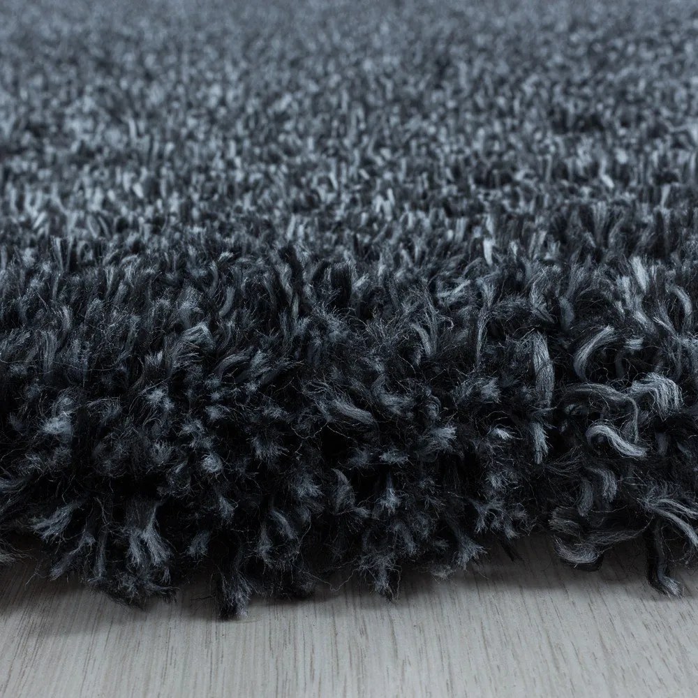 Covor gri antracit 80x150 cm Fluffy – Ayyildiz Carpets