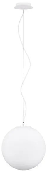 Pendul design modern Nevoso alb 30cm