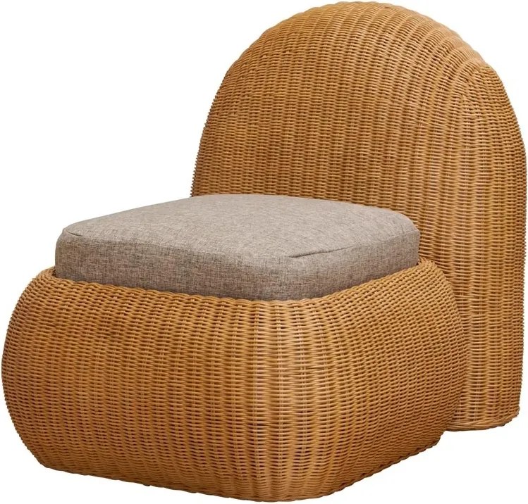 Fotoliu din rattan cu perna de sezut, "Tanéa"