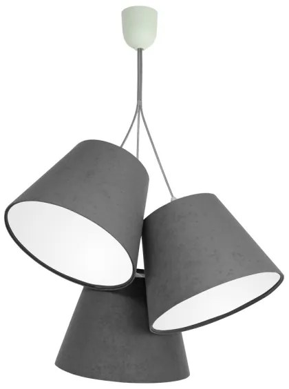 Lustră pe cablu AMBROSIA 3xE27/60W/230V