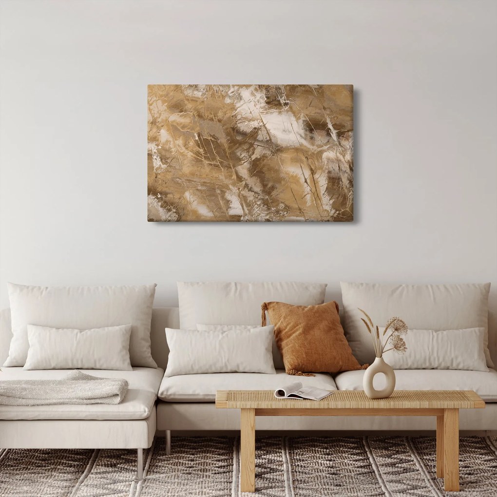 Tablou - Abstract maro (90x60 cm)