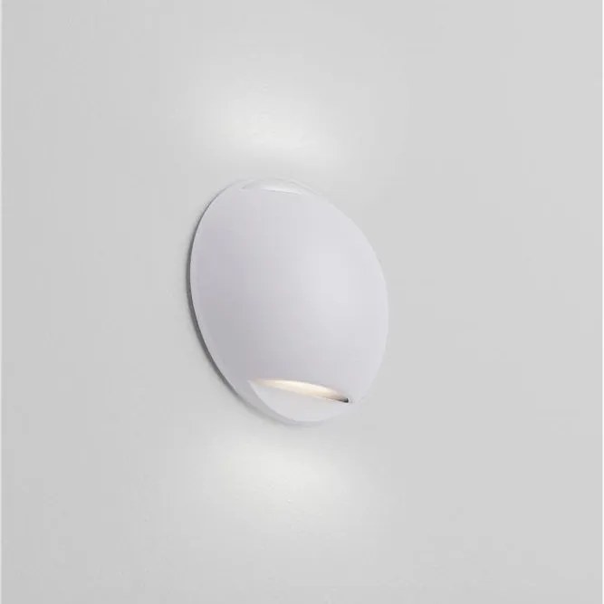 Aplica exterior cu iluminat sus si jos LED IP65 PASSO alb