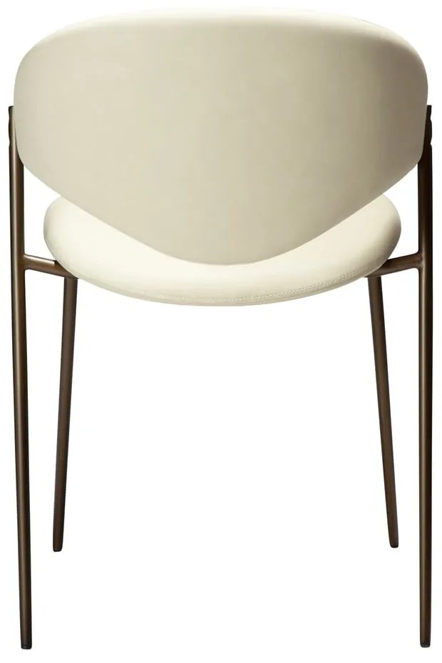 Scaun de dining fildeș din imitație de piele Zone – DAN-FORM Denmark