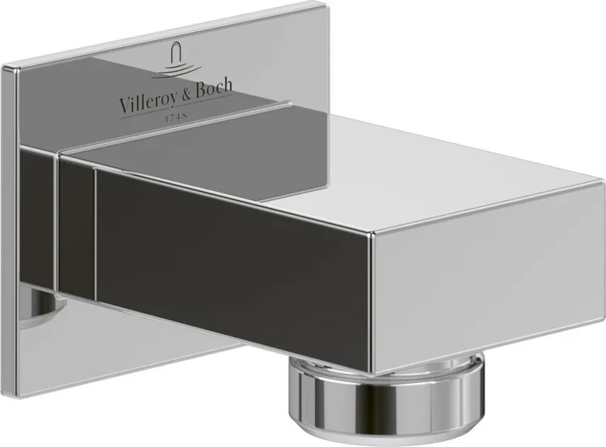 Cot de iesire dus Villeroy&Boch Universal dreptunghiular crom lucios
