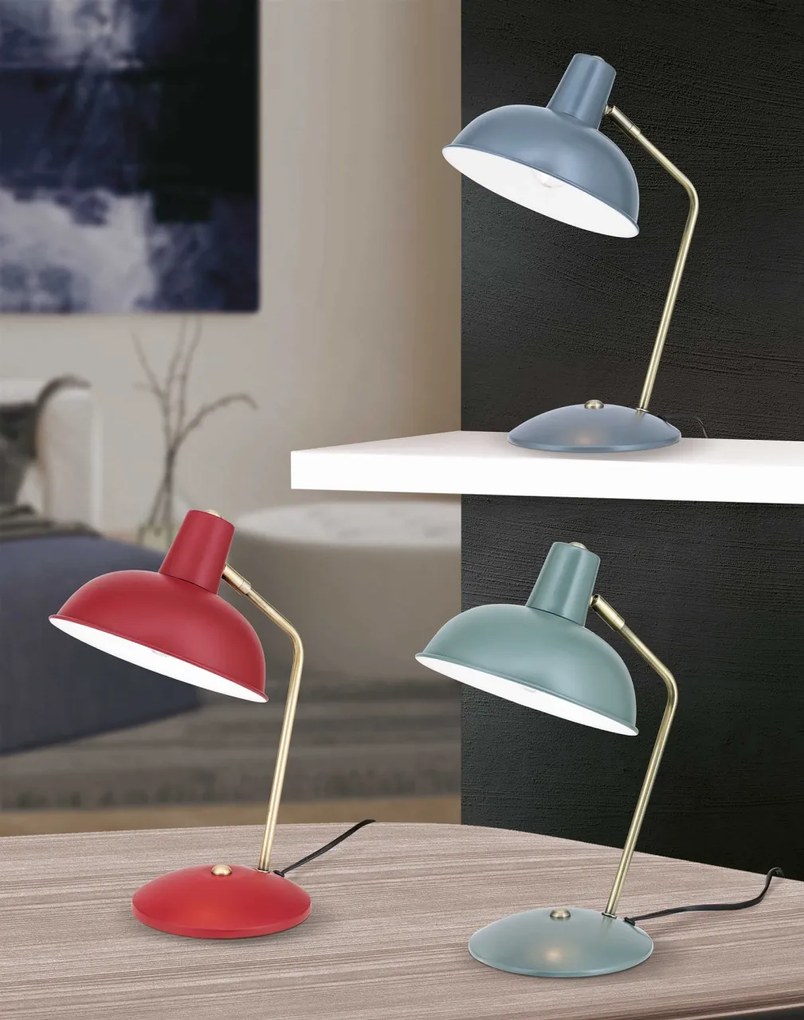 Veioza / Lampa de birou stil elegant Fedra gri