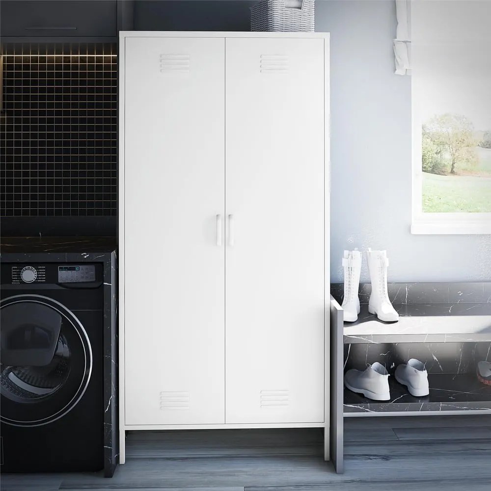 Dulap metalic alb 90x185 cm Mission District - Støraa