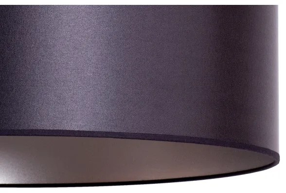 Duolla - Lustră pe cablu CANNES 1xE27/15W/230V d. 50 cm neagră/argintie