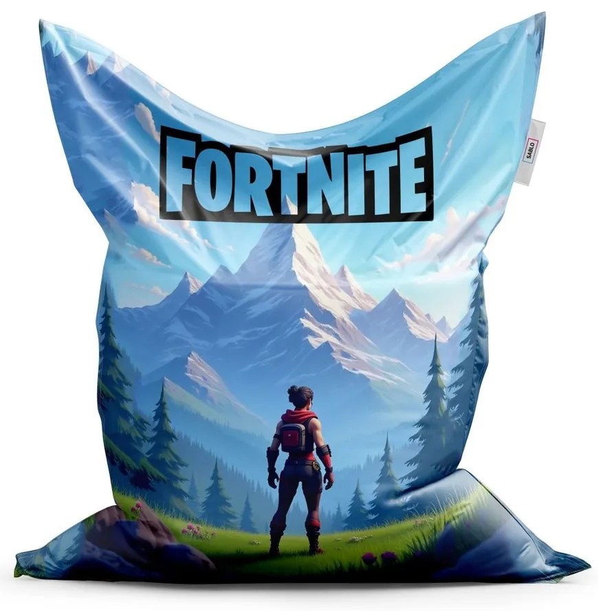 Sac de șezut Classic Fortnite peisaj montan - pentru copii, albastru