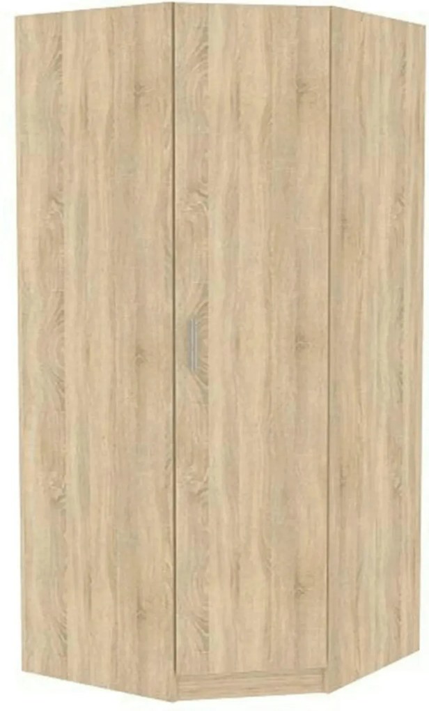 Dulap INVITA TIP 3, stejar sonoma, DTD laminat, cu o usa, 91x91x200 cm