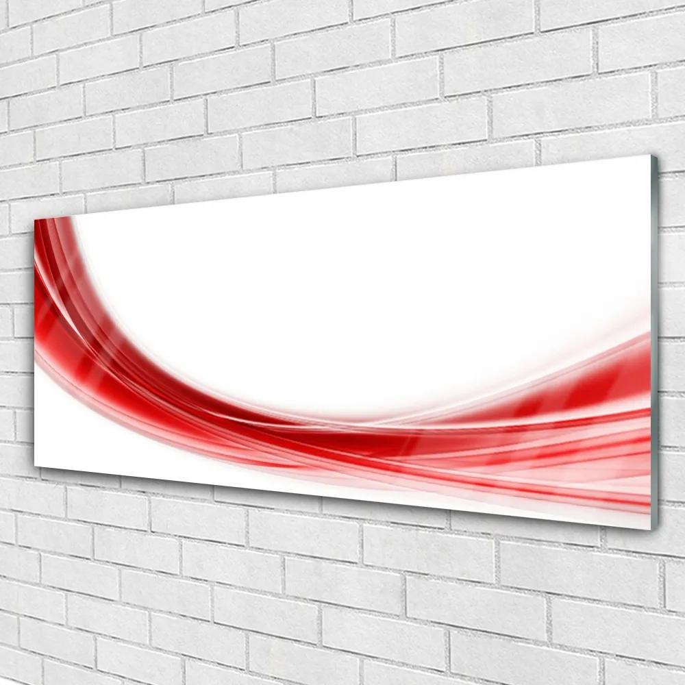 Tablouri acrilice Abstract Art Red White
