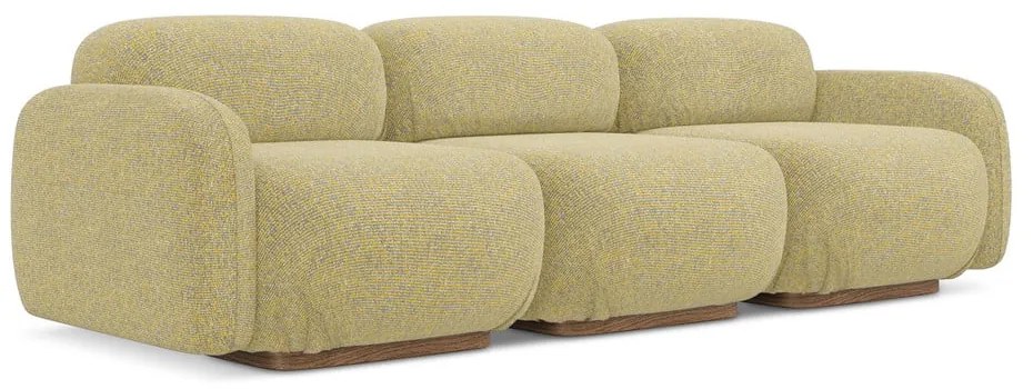 Canapea modulară galbenă 270 cm Ailani – Makamii