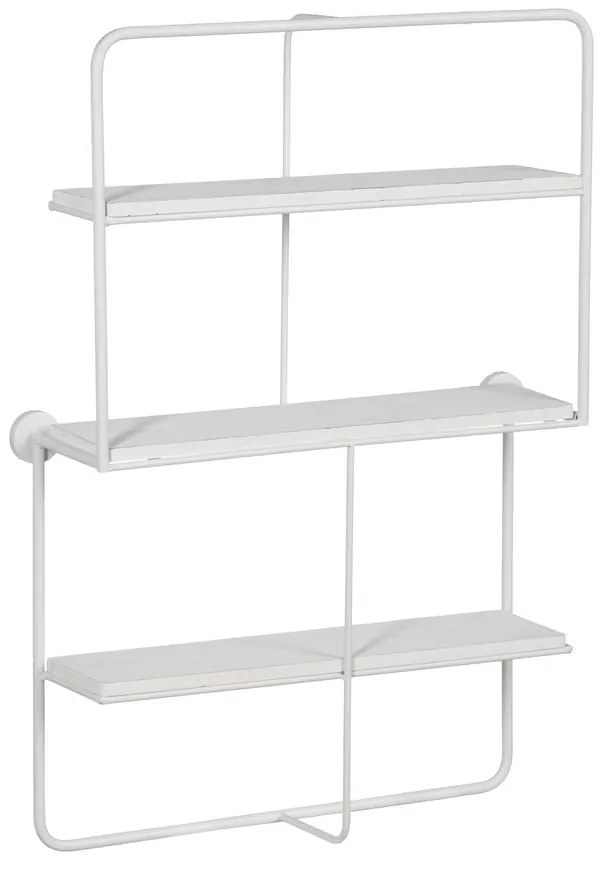 Raft alb etajat din metal 51 cm – Ixia