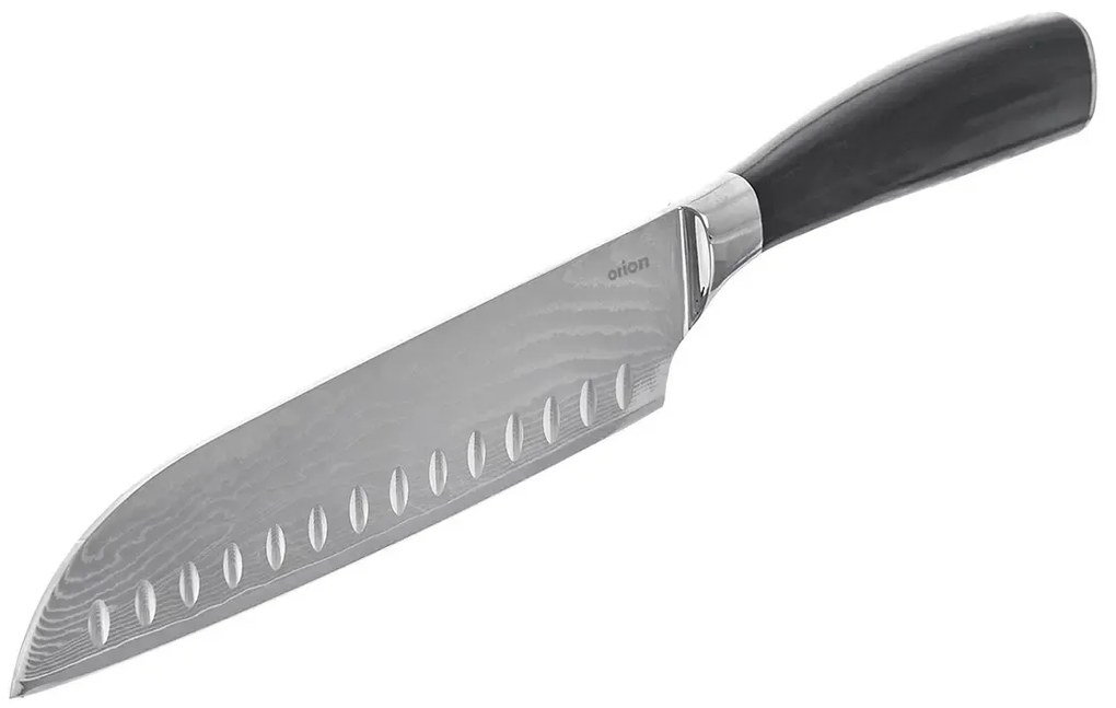 Cuțit de bucătărie santoku Orion, din oțel damasc, 18,5 cm