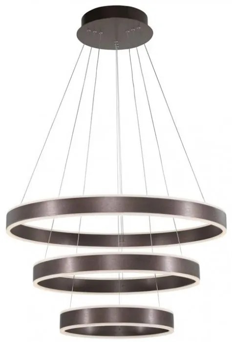 Lustra LED dimabila design modern Ø80cm Nador III Coffee