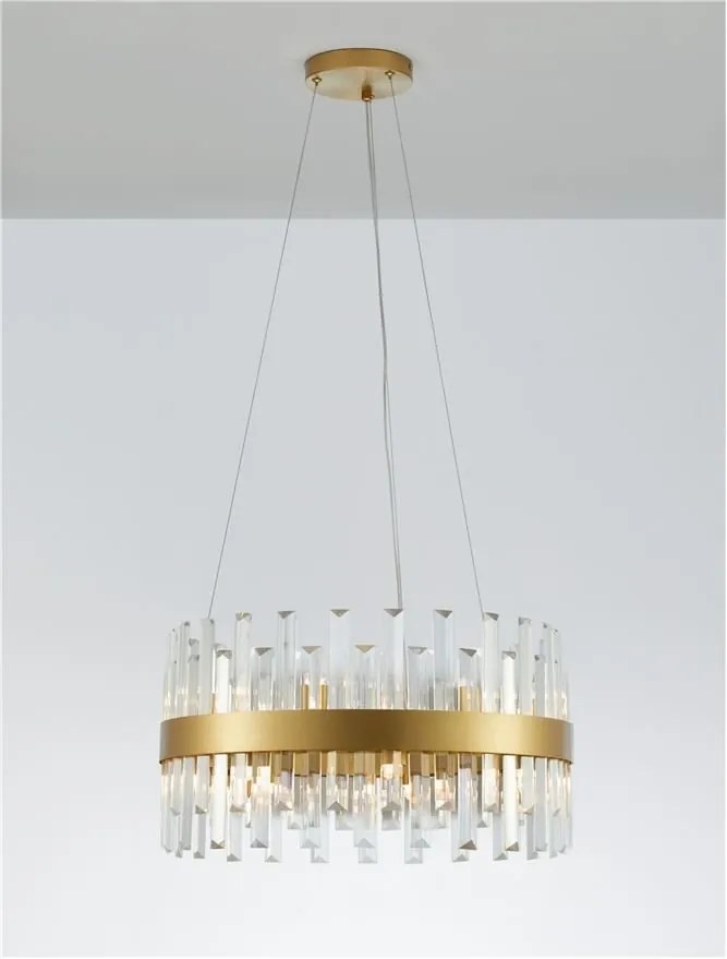 Lustra suspendata eleganta design modern Crown 55cm