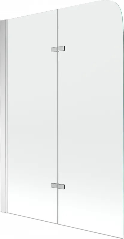 Mexen Felix paravan pentru cadă, cu 2 panouri, 80 x 140 cm, transparent, crom - 890-080-002-01-00
