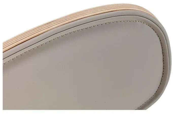 Scaune de bar bej 2 buc. tapițate (înălțime șezut 65,5 cm) Saula – Marckeric