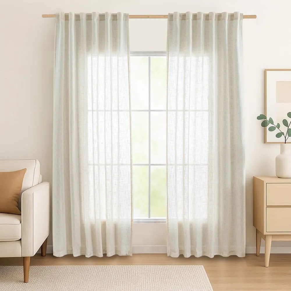 Draperie fildeș 140x270 cm Velari – Restilo