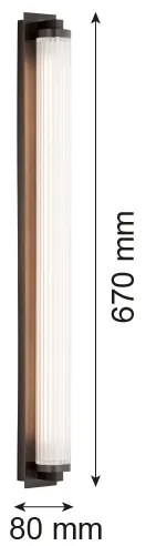 Aplică LED Argon 8623 HAMPTON LED/34W/230V 3000K