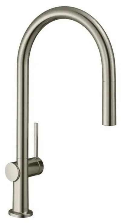 Baterie bucatarie cu dus extractibil crom periat Hansgrohe Talis M54 210 cu 1 jet