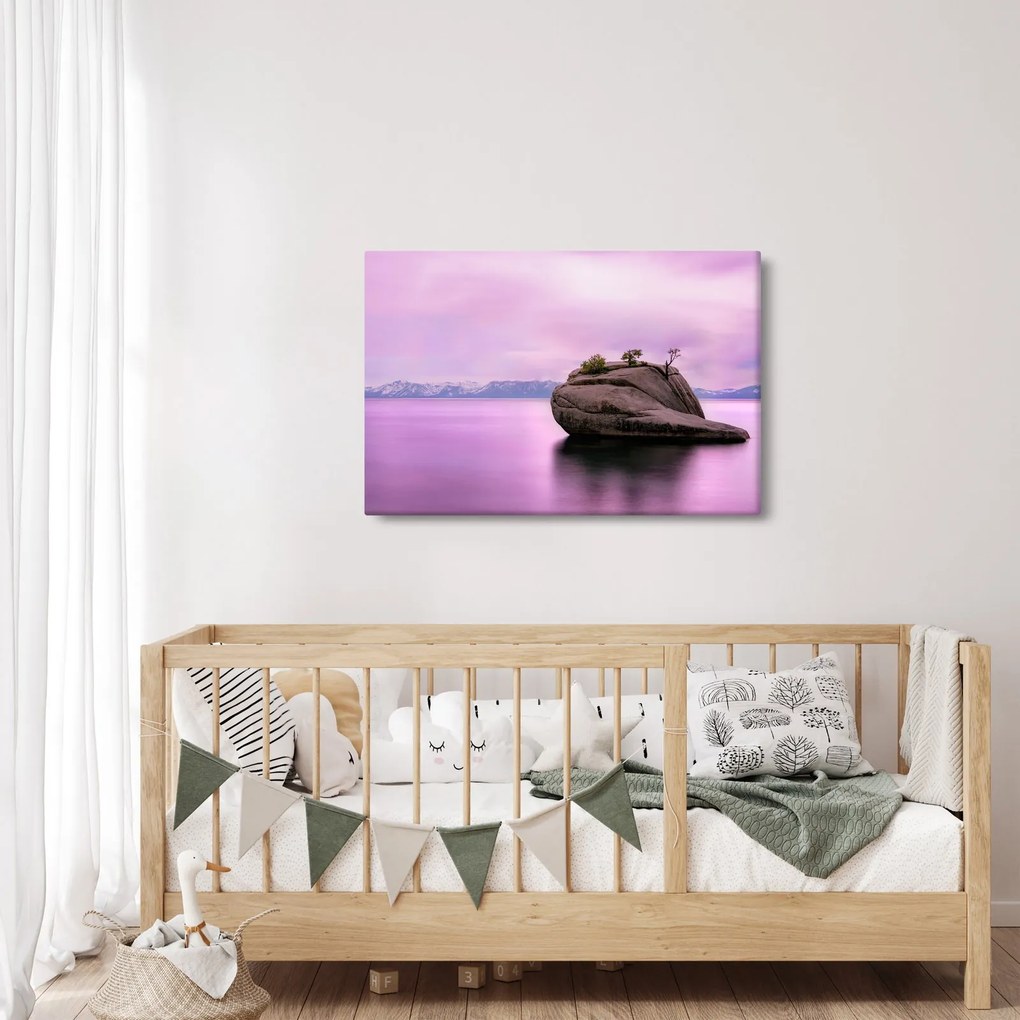 Tablou cu piata în mare (90x60 cm)