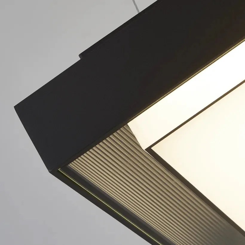 Lustra LED suspendata Hepburn Square 43cm