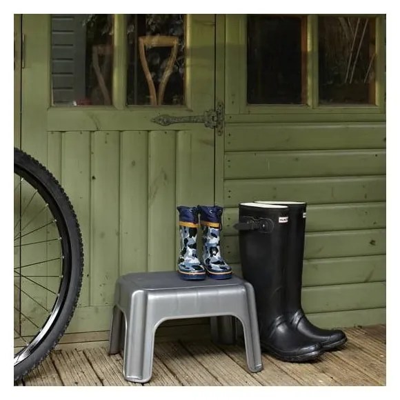 Scaun Addis Step Stool Black, negru