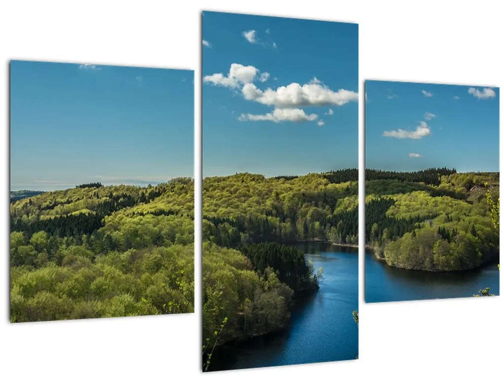 Tablou - Lac montan (90x60 cm)