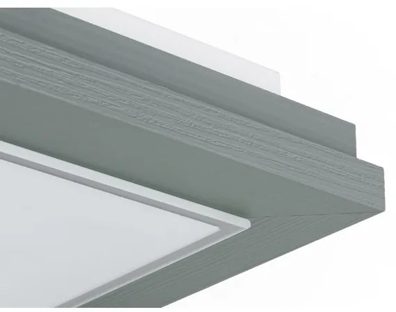 Argon 1873 - Plafonieră TABOR 4xE27/15W/230V 52x52 cm gri