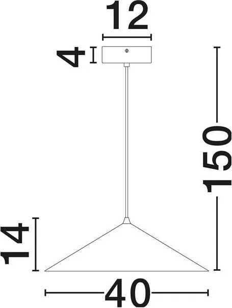 Lustra, Pendul modern DARIO argintiu