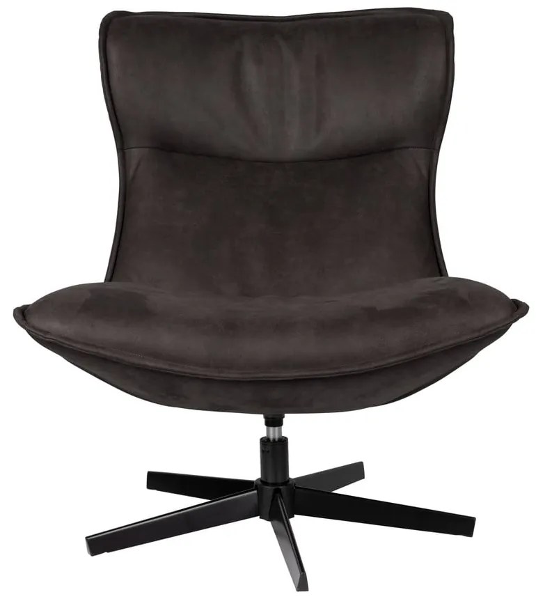 Fotoliu gri închis pivotant John – White Label